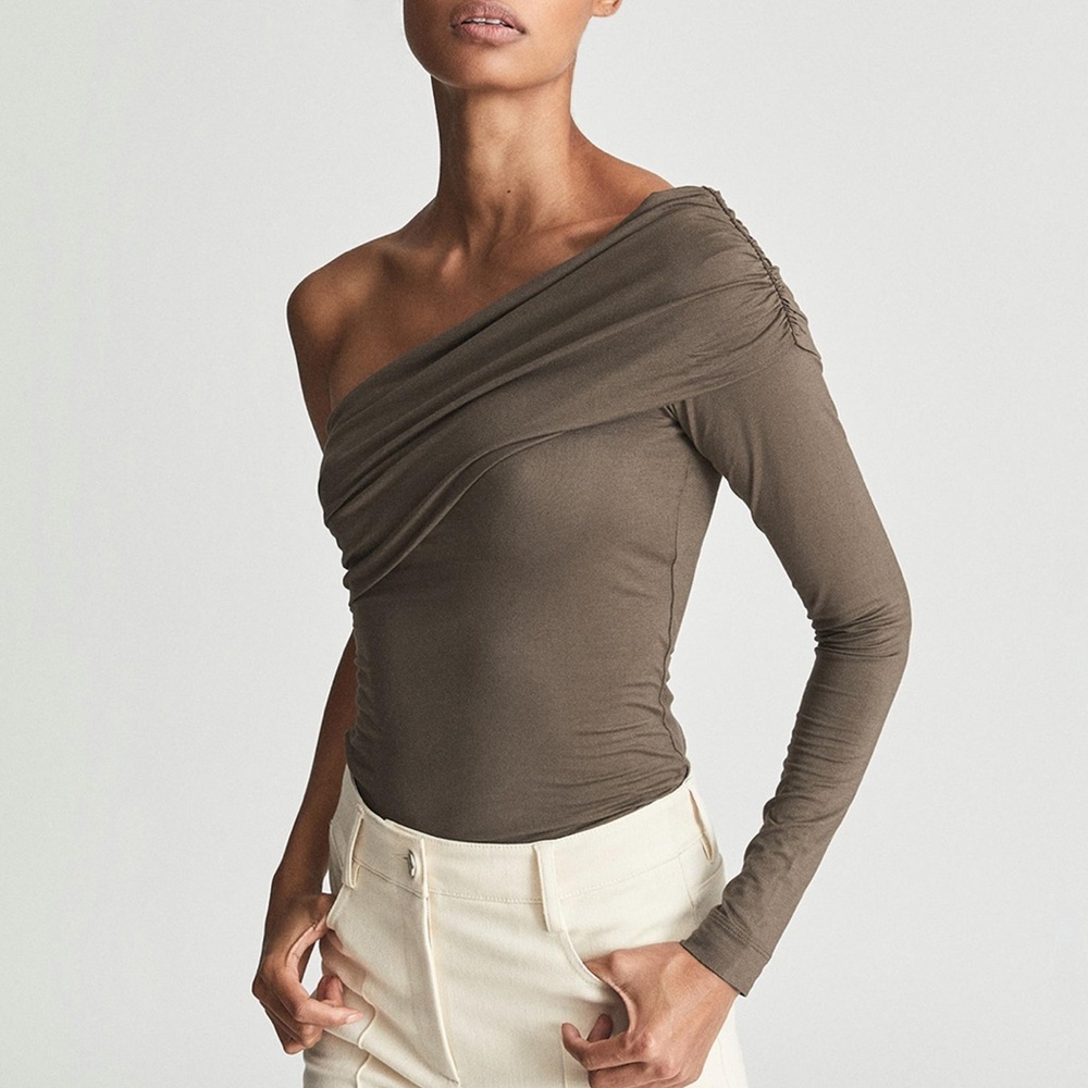 REISS One shoulder top